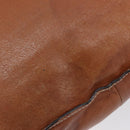 Chloe Marcie Hand Bag Leather 2way Brown Gold Auth yk21022-18