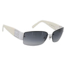 CHANEL Sunglasses plastic White CC Auth yk21023M-1