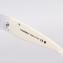 CHANEL Sunglasses plastic White CC Auth yk21023M-10