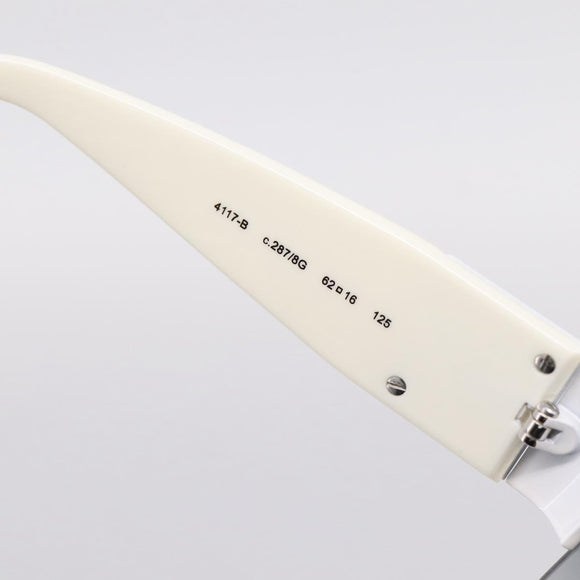 CHANEL Sunglasses plastic White CC Auth yk21023M