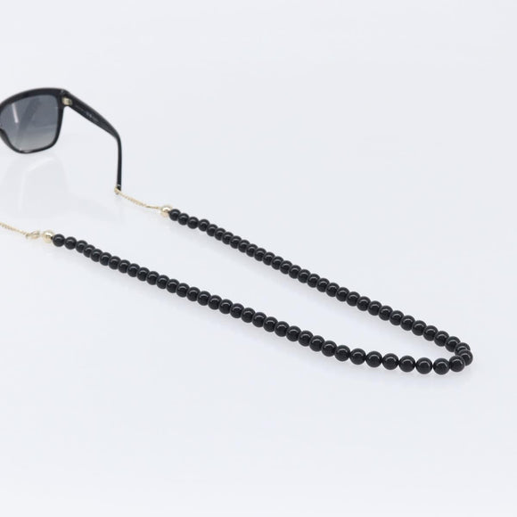 CHANEL Sunglasses plastic Black CC Auth yk21025M