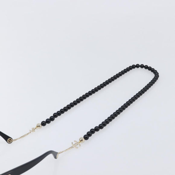 CHANEL Sunglasses plastic Black CC Auth yk21025M