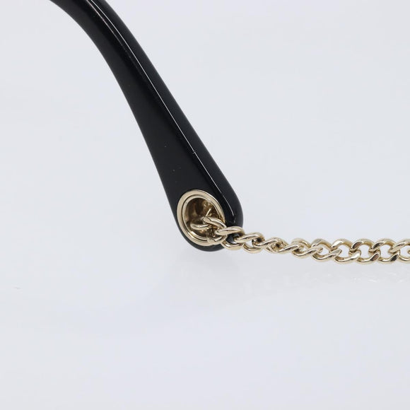 CHANEL Sunglasses plastic Black CC Auth yk21025M