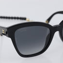 CHANEL Sunglasses plastic Black CC Auth yk21025M-5