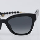 CHANEL Sunglasses plastic Black CC Auth yk21025M-6