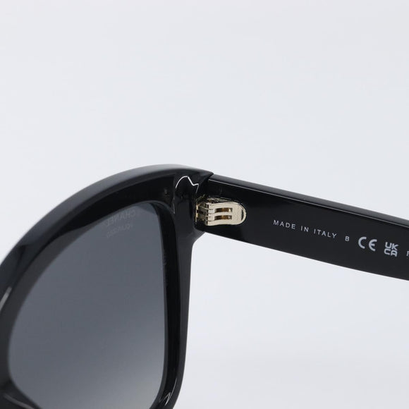 CHANEL Sunglasses plastic Black CC Auth yk21025M