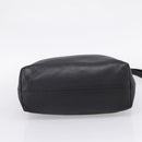 PRADA Tote Bag Leather 2way Black Gold Auth yk21027V-13