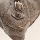 Balenciaga The Giant First Hand Bag Leather 2way Beige 285433 Auth yk21029SAM-13