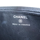 CHANEL Rhinestone Turn Lock Chain Bag Tweed Beads Black Silver CC Auth yk21033SM-20