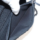 CHANEL Rhinestone Turn Lock Chain Bag Tweed Beads Black Silver CC Auth yk21033SM-25