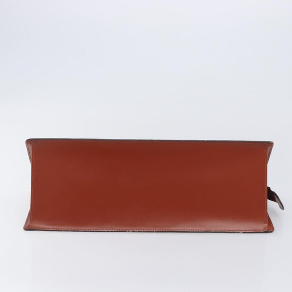 LOUIS VUITTON Epi Sac Triangle Hand Bag Brown M52093 LV Auth yk21038