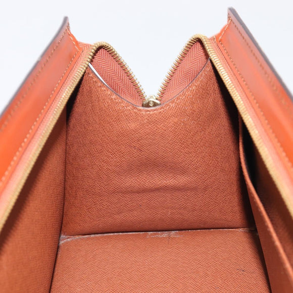 LOUIS VUITTON Epi Sac Triangle Hand Bag Brown M52093 LV Auth yk21038