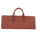 LOUIS VUITTON Epi Sac Triangle Hand Bag Brown M52093 LV Auth yk21038-2