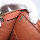 LOUIS VUITTON Epi Sac Triangle Hand Bag Brown M52093 LV Auth yk21038-22