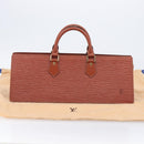 LOUIS VUITTON Epi Sac Triangle Hand Bag Brown M52093 LV Auth yk21038-24