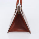 LOUIS VUITTON Epi Sac Triangle Hand Bag Brown M52093 LV Auth yk21038-4