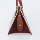 LOUIS VUITTON Epi Sac Triangle Hand Bag Brown M52093 LV Auth yk21038-5