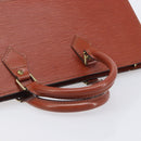 LOUIS VUITTON Epi Sac Triangle Hand Bag Brown M52093 LV Auth yk21038-7