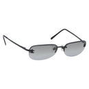 CHANEL Sunglasses Metal Black CC Auth yk21042M-1