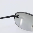 CHANEL Sunglasses Metal Black CC Auth yk21042M-14
