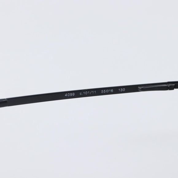 CHANEL Sunglasses Metal Black CC Auth yk21042M