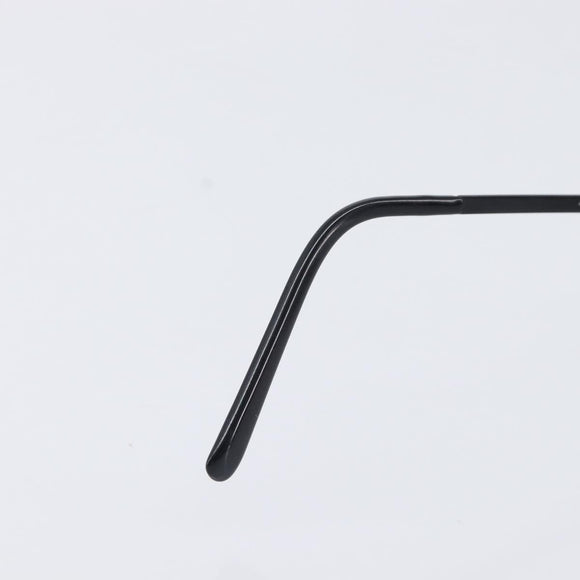 CHANEL Sunglasses Metal Black CC Auth yk21042M