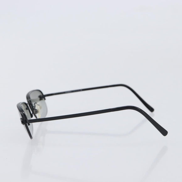 CHANEL Sunglasses Metal Black CC Auth yk21042M