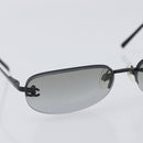 CHANEL Sunglasses Metal Black CC Auth yk21042M-6