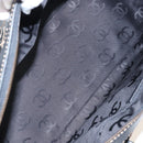 CHANEL Wild Stitch Boston Bag Leather Black Gold CC Auth yk21043SAM-23
