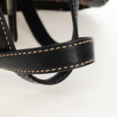 CHANEL Wild Stitch Boston Bag Leather Black Gold CC Auth yk21043SAM-8