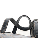 CHANEL Wild Stitch Boston Bag Leather Black Gold CC Auth yk21043SAM-9