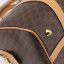 CELINE Macadam Canvas Hand Bag PVC Leather Brown Gold Auth yk21046V-11