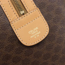 CELINE Macadam Canvas Hand Bag PVC Leather Brown Gold Auth yk21046V-14