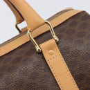 CELINE Macadam Canvas Hand Bag PVC Leather Brown Gold Auth yk21046V-15