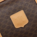 CELINE Macadam Canvas Hand Bag PVC Leather Brown Gold Auth yk21046V-16