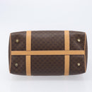 CELINE Macadam Canvas Hand Bag PVC Leather Brown Gold Auth yk21046V-9