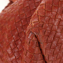 Bottega Veneta INTRECCIATO Cabas Hand Bag Leather Brown 113129 Auth yk21049SAM-12