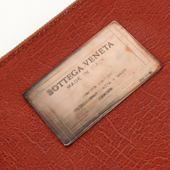 Bottega Veneta INTRECCIATO Cabas Hand Bag Leather Brown 113129 Auth yk21049SAM