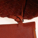 Bottega Veneta INTRECCIATO Cabas Hand Bag Leather Brown 113129 Auth yk21049SAM-23