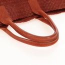 Bottega Veneta INTRECCIATO Cabas Hand Bag Leather Brown 113129 Auth yk21049SAM-7