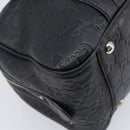 GUCCI GG Canvas Guccissima Hand Bag Black Silver 232958 Auth yk21051V-13