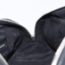 GUCCI GG Canvas Guccissima Hand Bag Black Silver 232958 Auth yk21051V-18