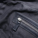 GUCCI GG Canvas Guccissima Hand Bag Black Silver 232958 Auth yk21051V-20