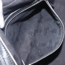 GUCCI GG Canvas Guccissima Hand Bag Black Silver 232958 Auth yk21051V-21