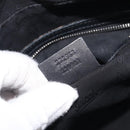 GUCCI GG Canvas Guccissima Hand Bag Black Silver 232958 Auth yk21051V-22