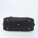 GUCCI GG Canvas Guccissima Hand Bag Black Silver 232958 Auth yk21051V-9