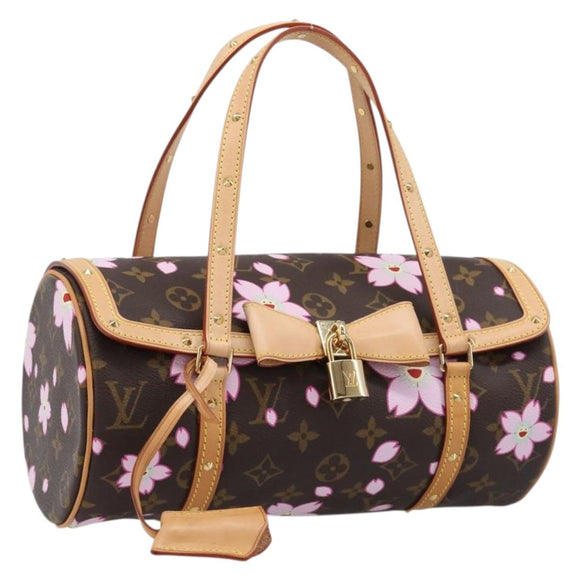 LOUIS VUITTON Papillon GM Bag Takashi Murakami M92009 LV Auth yk21054SM
