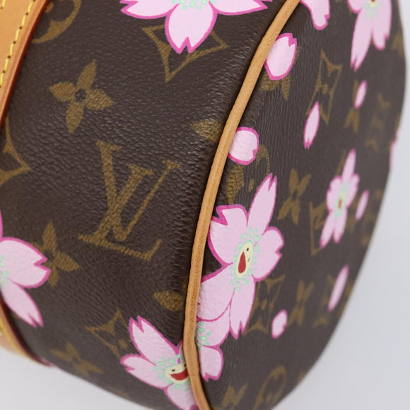 LOUIS VUITTON Papillon GM Bag Takashi Murakami M92009 LV Auth yk21054SM