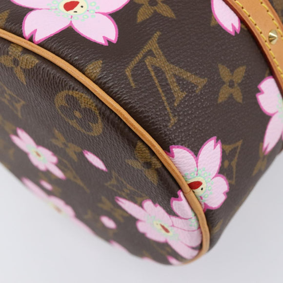 LOUIS VUITTON Papillon GM Bag Takashi Murakami M92009 LV Auth yk21054SM