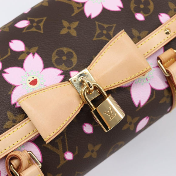 LOUIS VUITTON Papillon GM Bag Takashi Murakami M92009 LV Auth yk21054SM